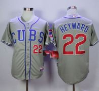 Chicago Cubs -22 Jason Heyward Grey Alternate Road Cool Base Stitched MLB Jersey