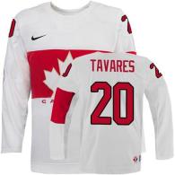 Olympic 2014 CA 20 John Tavares White Stitched NHL Jersey