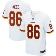 Nike Washington Redskins -86 Jordan Reed White Men's Stitched NFL Elite Jersey