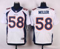 Nike Denver Broncos #58 Von Miller White Men's Stitched NFL New Elite Jersey