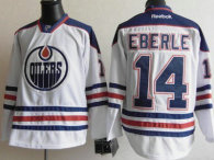 Edmonton Oilers -14 Jordan Eberle White Stitched NHL Jersey