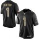 Carolina Panthers -1 Cam Newton Nike Black Salute To Service Jersey