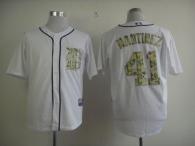 Detroit Tigers #41 Victor Martinez White USMC Cool Base Stitched MLB Jersey