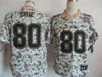 Nike New York Giants #80 Victor Cruz Camo Men's Stitched NFL Elite USMC Jersey