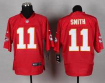 Nike Kansas City Chiefs #11 Alex Smith Red Men's Stitched NFL Elite QB Practice Jersey