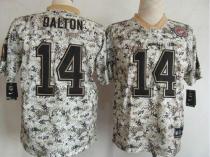 Nike Bengals -14 Andy Dalton Camo Men's Stitched NFL Elite USMC Jersey