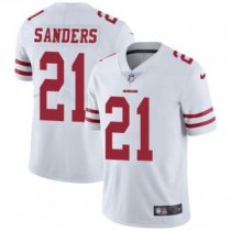 Nike 49ers -21 Deion Sanders White Stitched NFL Vapor Untouchable Limited Jersey