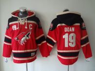 Arizona Coyotes -19 Shane Doan Red Sawyer Hooded Sweatshirt Stitched NHL Jersey