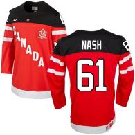 Olympic CA 61 Rick Nash Red 100th Anniversary Stitched NHL Jersey