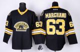Boston Bruins -63 Brad Marchand Black Third Stitched NHL Jersey