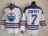 Edmonton Oilers -7 Paul Coffey White CCM Throwback Stitched NHL Jersey
