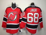 New Jersey Devils -68 Jaromir Jagr Red Stitched NHL Jersey