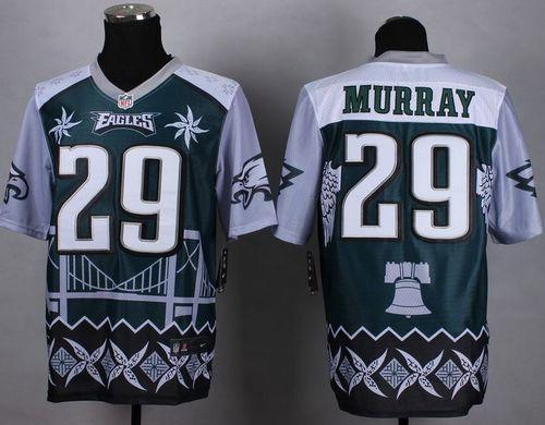 Nike Philadelphia Eagles #29 DeMarco Murray Midnight Green Men's Stitched NFL Elite Noble Fashion Je