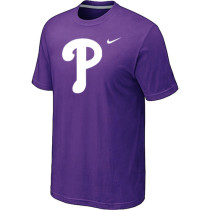 MLB Philadelphia Phillies Heathered Purple Nike Blended T-Shirt