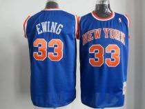 Mitchell And Ness New York Knicks -33 Patrick Ewing Blue Stitched NBA Jersey