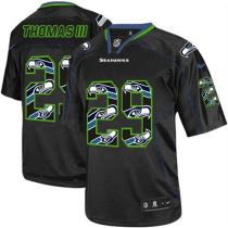 Nike Seattle Seahawks #29 Earl Thomas III New Lights Out Black Men‘s Stitched NFL Elite Jersey
