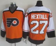 Philadelphia Flyers -27 Ron Hextall Orange CCM Throwback Stitched NHL Jersey