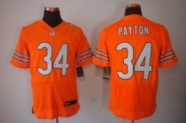 Nike Bears -34 Walter Payton Orange Alternate Stitched NFL Elite Jersey