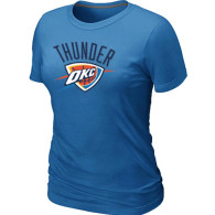 NBA Oklahoma City Thunder Big Tall Primary Logo  Women T-Shirt (4)