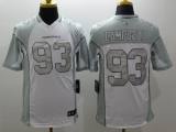 Nike Arizona Cardinals -93 Calais Campbell White Stitched NFL Limited Platinum Jersey