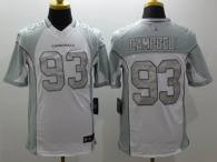 Nike Arizona Cardinals -93 Calais Campbell White Stitched NFL Limited Platinum Jersey