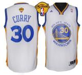Revolution 30 Golden State Warriors -30 Stephen Curry White The Finals Patch Stitched NBA Jersey