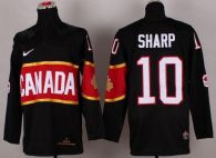 Olympic 2014 CA 10 Patrick Sharp Black Stitched NHL Jersey