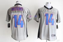 Nike Bills -14 Sammy Watkins Grey Shadow Men's Stitched NFL Elite Jersey