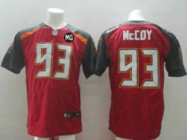 Nike Buccaneers -93 Gerald McCoy Red Team Color With MG Patch Stitched NFL New Elite Jersey