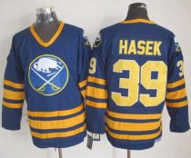 Buffalo Sabres -39 Dominik Hasek Navy Blue CCM Throwback Stitched NHL Jersey