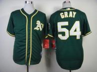 Oakland Athletics #54 Sonny Gray Green Cool Base Stitched MLB Jersey