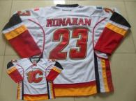 Calgary Flames -23 Sean Monahan White Stitched NHL Jersey