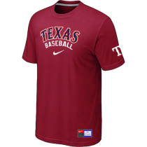 Texas Rangers Red Nike Short Sleeve Practice T-Shirt