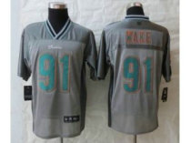 NEW Miami Dolphins -91 Wake Grey Jerseys(Vapor Elite)