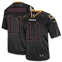 Nike Washington Redskins -11 DeSean Jackson Lights Out Black Men's Stitched NFL Elite Jersey