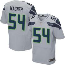 Nike Seattle Seahawks #54 Bobby Wagner Grey Alternate Men‘s Stitched NFL Elite Jersey