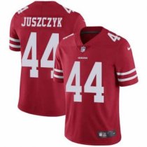 Nike 49ers -44 Kyle Juszczyk Red Team Color Stitched NFL Vapor Untouchable Limited Jersey