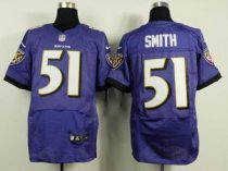 Nike Baltimore Ravens -51 Daryl Smith Purple Team Color NFL New Elite Jersey