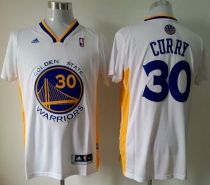 Revolution 30 Golden State Warriors -30 Stephen Curry White Alternate Stitched NBA Jersey
