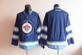 Winnipeg Jets Blank Stitched Dark Blue 2011 Style NHL Jersey