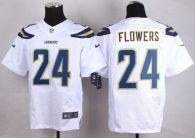 Nike San Diego Chargers #24 Brandon Flowers White Men’s Stitched NFL New Elite Jersey