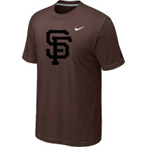 MLB San Francisco Giants Heathered Brown Nike Blended T-Shirt