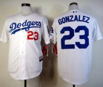 Los Angeles Dodgers -23 Adrian Gonzalez White Cool Base Stitched MLB Jersey