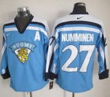 Winnipeg Jets -27 Teppo Numminen Light Blue Nike Throwback Stitched NHL Jersey