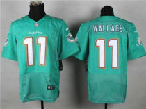 Nike Dolphins -11 Mike Wallace Aqua Green Team Color NFL New elite jersey