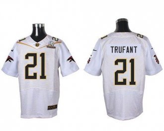 Nike Atlanta Falcons 21 Desmond Trufant White 2016 Pro Bowl Stitched NFL Elite Jersey