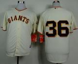 San Francisco Giants #36 Gaylord Perry Cream Home Cool Base Stitched MLB Jersey