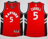 Toronto Raptors -5 DeMarre Carroll Red Stitched NBA Jersey