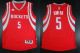 Revolution 30 Houston Rockets -5 Josh Smith Red Road Stitched NBA Jersey