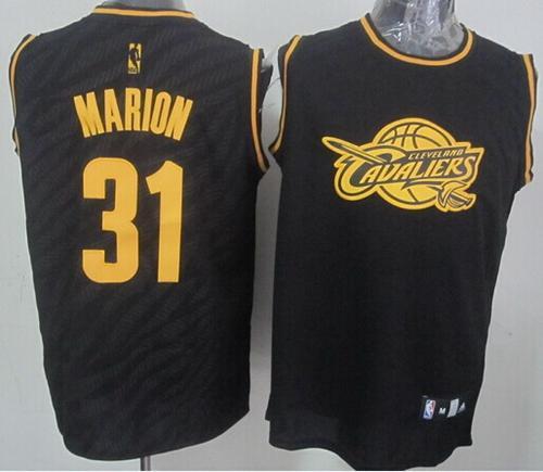 Cleveland Cavaliers -31 Shawn Marion Black Precious Metals Fashion Stitched NBA Jersey